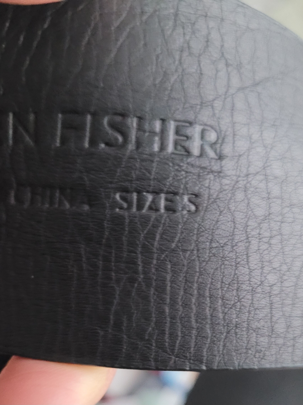 Eileen Fisher Black and Brown Leather Belt Bag - Picture 4 of 5